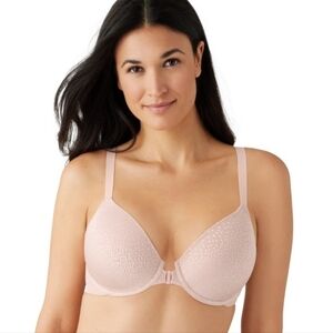 WACOAL Back Appeal Front Close T-Shirt Bra 36DDD Rose Dust